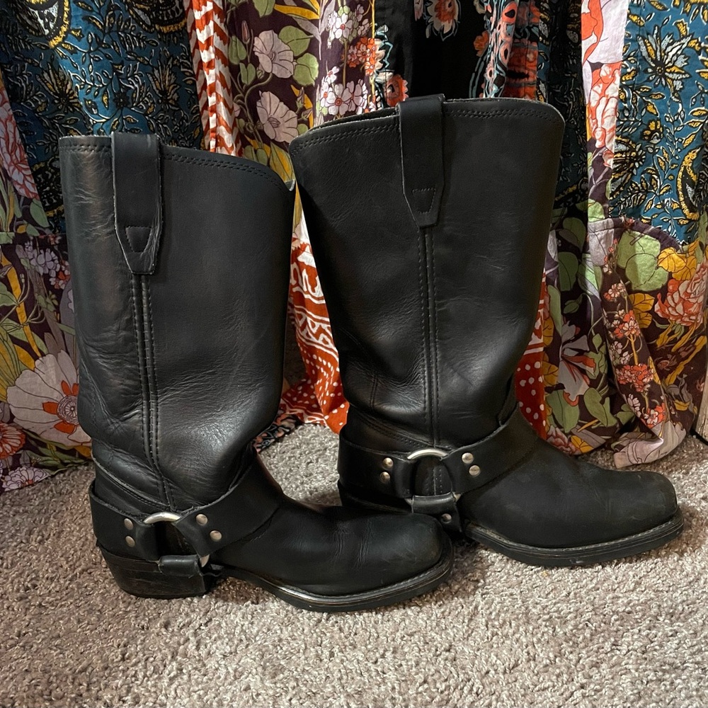 Durango Black Harness Boots